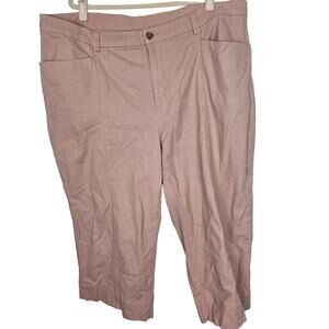 Duluth Trading Pants Capri Pants Womens 22W Tan Casual Pants Women Trouser Women